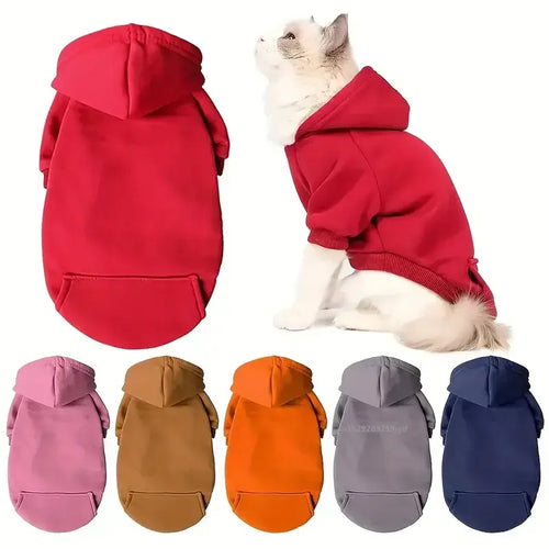 Cozy winter pet hoodie
