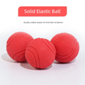 Bouncy rubber chew ball