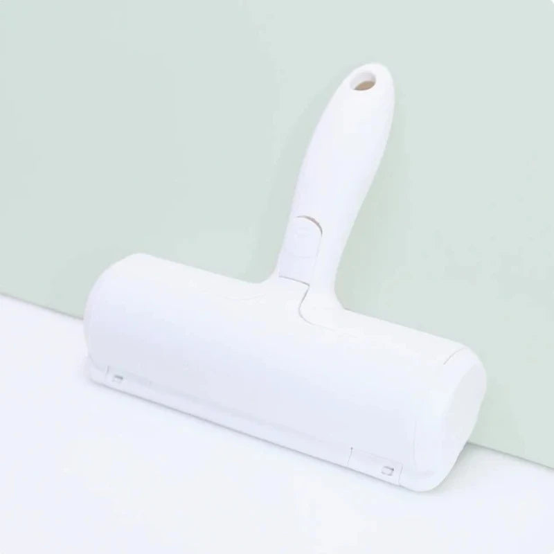 White pet hair remover roller