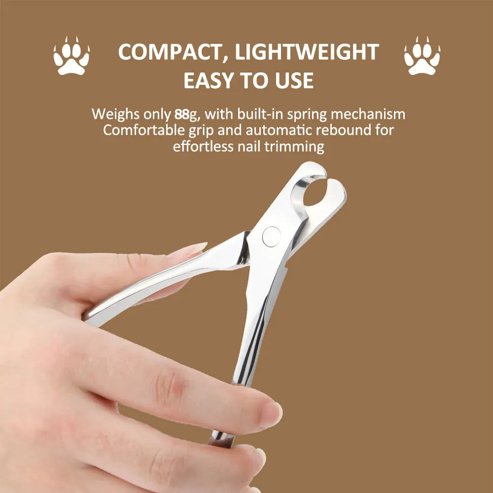 Stainless steel pet nail clippers