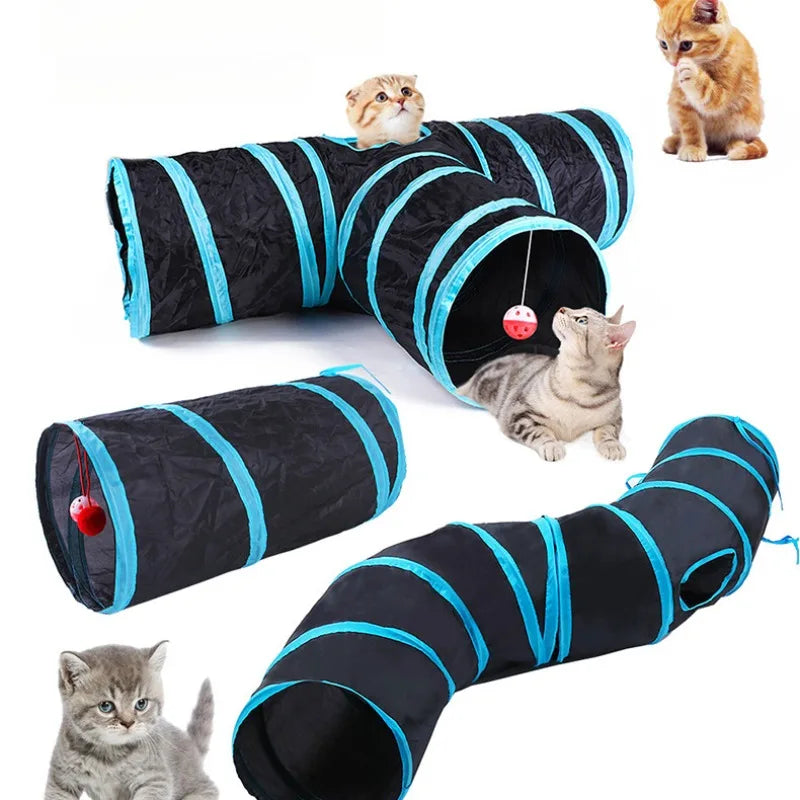 3-way crinkle cat tunnel