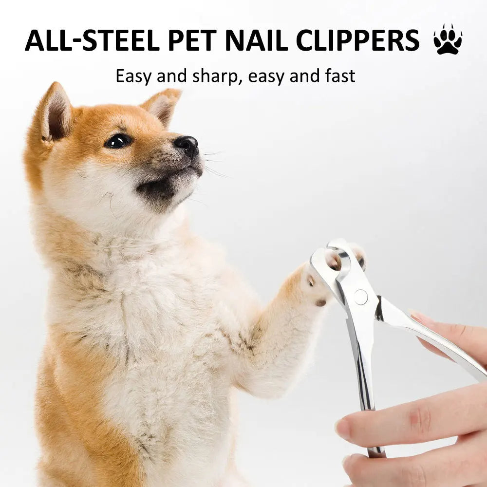 Stainless steel pet nail clippers