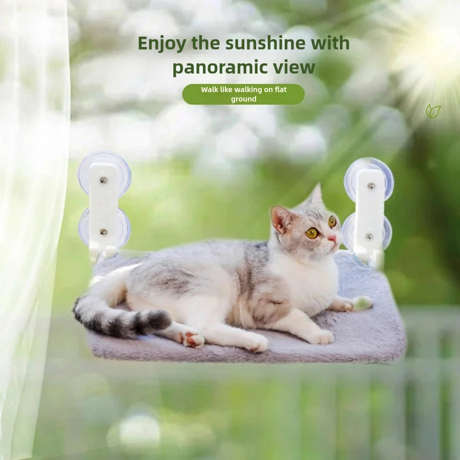Foldable cat window perch