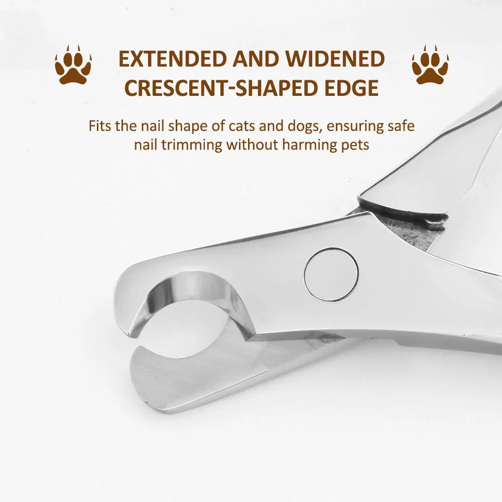 Stainless steel pet nail clippers