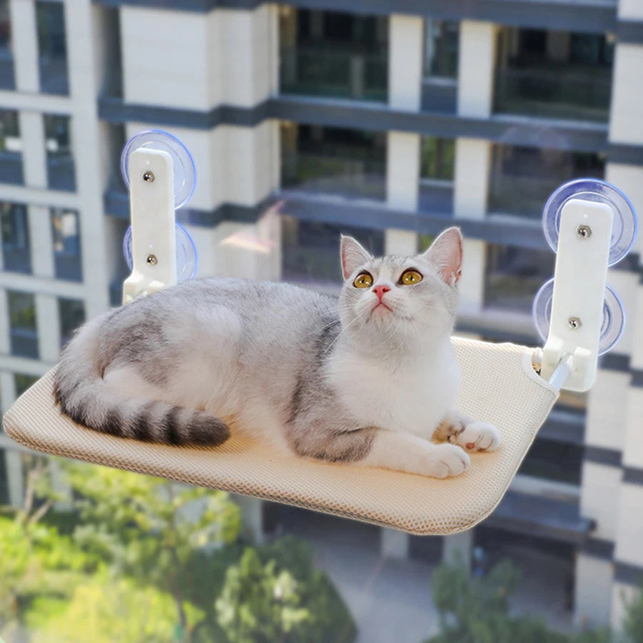 Foldable cat window perch