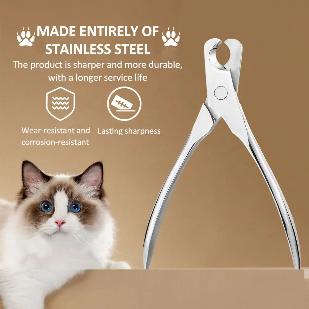 Stainless steel pet nail clippers
