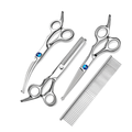 4-Piece Pet Safe Grooming Scissors Set — Round-Tip Stainless Shears